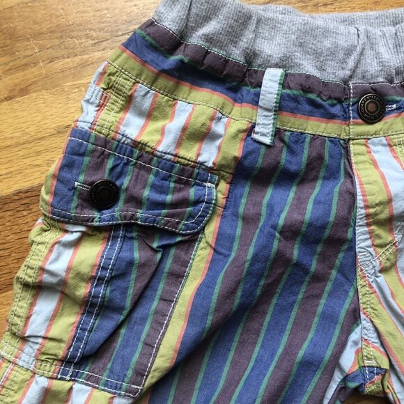 Sanforized Striped Short 7/8 - Picture 2 of 4